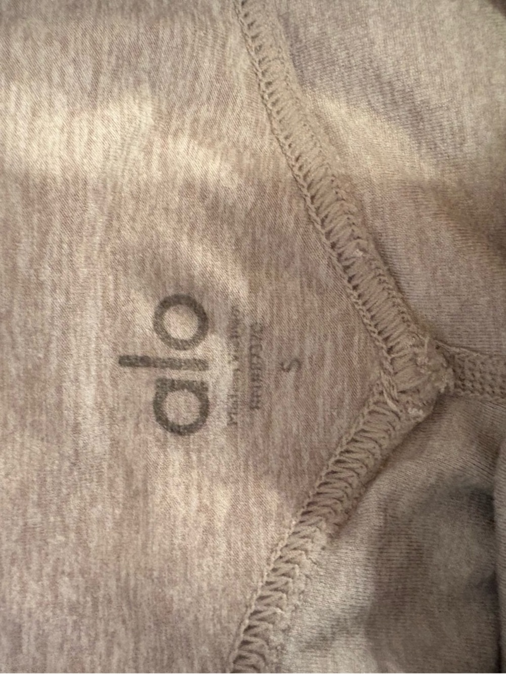 ALO Yoga alosoft high-waist Athletic Pink Heather Leggings, Size Small
